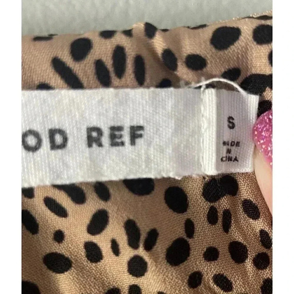 Mod Ref Cheetah Black & Brown Animal Print w/ lining A-line dress Size S Small - Picture 3 of 13